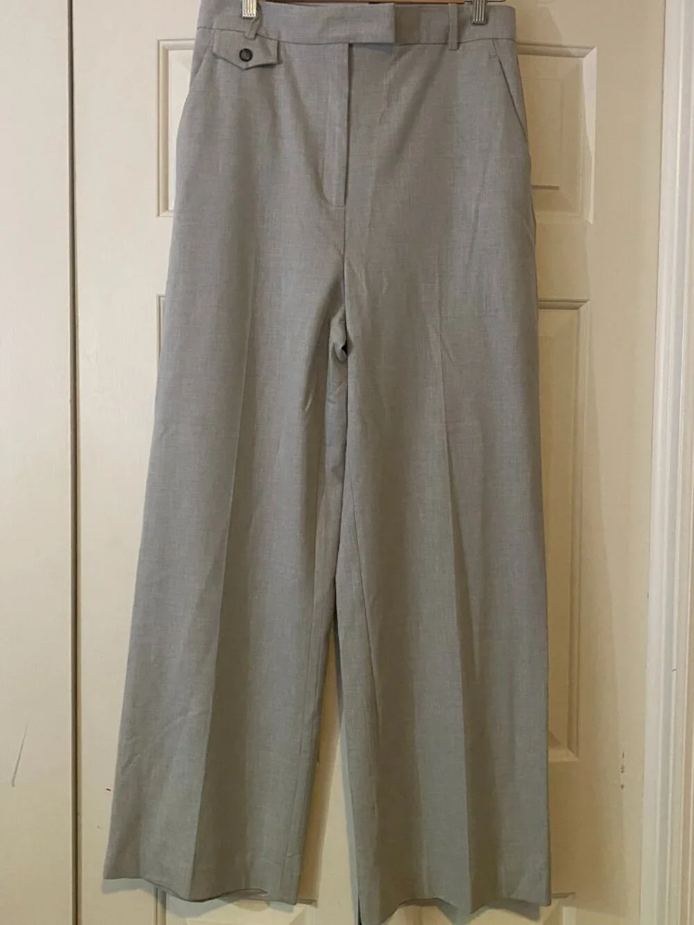 Zara Gray High Waist Trousers